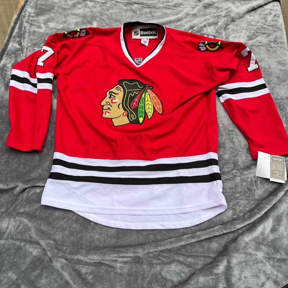 Brent Seabrook Chicago Blackhawks Reebok Center Ice Jersey Red Size 52 NHL 7187A